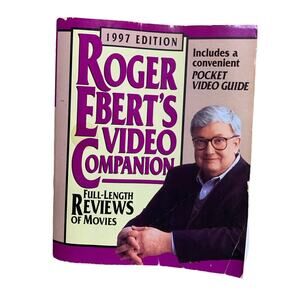 Vintage 1997 Edition Roger Ebert's Video Companion Full Length Movie Review Book